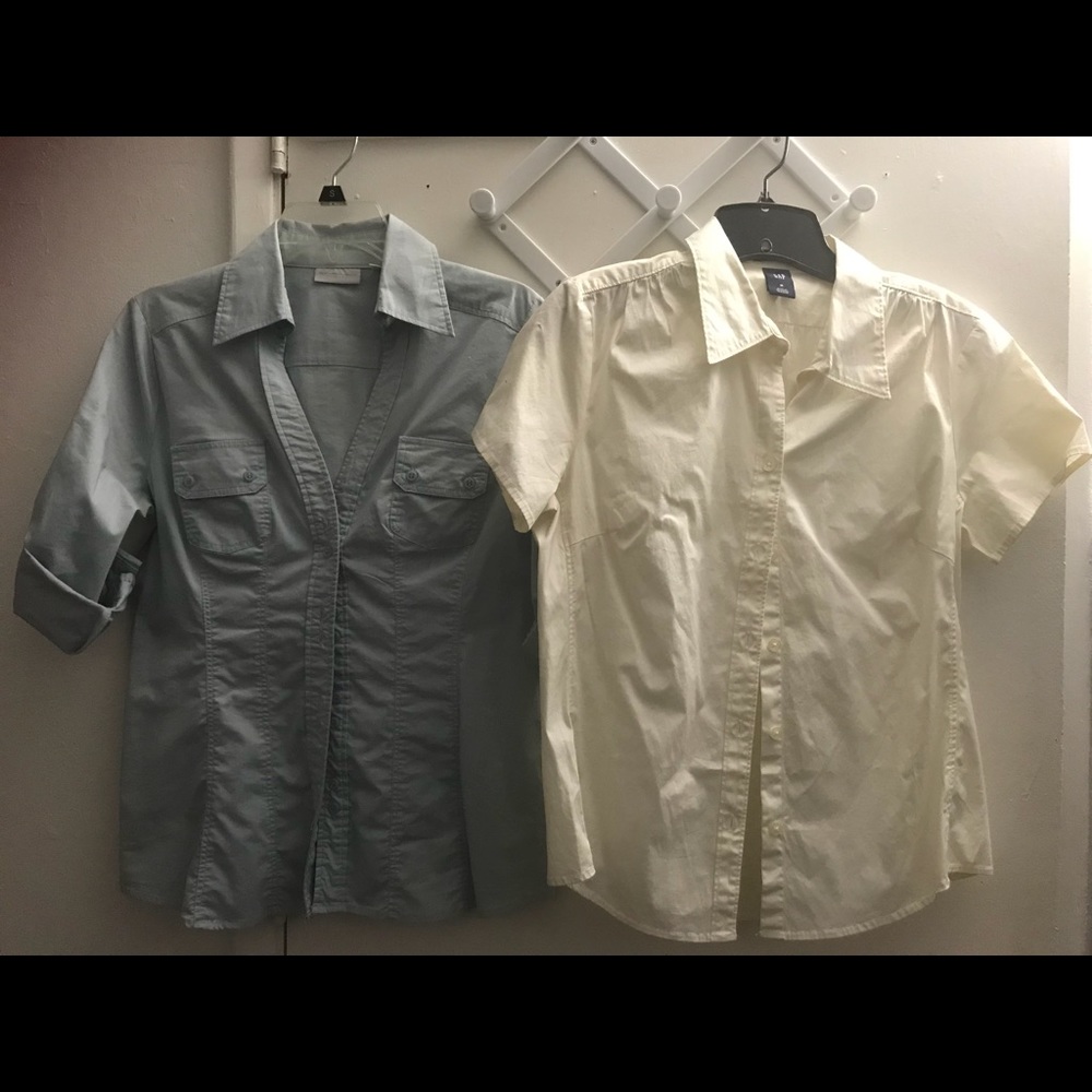 Gap and New York & Company blouse